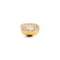 Melano Twisted Cushion Steentje Golden Shadow | Goud Melano Twisted Cushion Steentje Golden Shadow | Goud