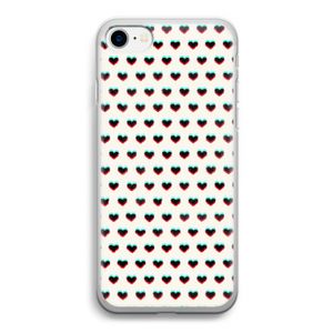 Hartjes: iPhone SE 2020 Transparant Hoesje