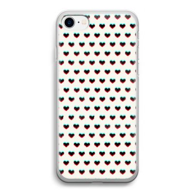 Hartjes: iPhone SE 2020 Transparant Hoesje