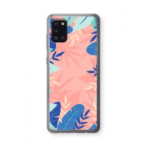 Tropisch: Samsung Galaxy A31 Transparant Hoesje