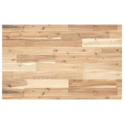 Wastafelblad 120x50x4 cm onbehandeld massief acaciahout