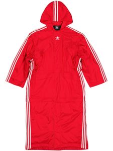 Balenciaga x adidas parka légère à logo Trefoil - Rouge