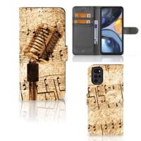 Motorola Moto G22 | Telefoonhoesje met foto | Bladmuziek