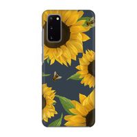 Sunflower and bees: Volledig geprint Samsung Galaxy S20 Hoesje