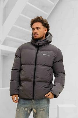 Equalité Essential Puffer Winterjas Heren Antraciet - Maat L - Kleur: Antraciet | Soccerfanshop