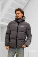 Equalité Essential Puffer Winterjas Heren Antraciet - Maat L - Kleur: Antraciet | Soccerfanshop