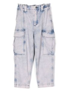 Dkny Kids jean fuselé à patch logo - Violet