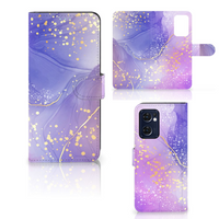 Hoesje voor OPPO Find X5 Lite | Reno 7 5G Watercolor Paars - thumbnail