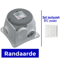Zehnder Woonhuisventilator Comfofan Silent (Randaarde) + RFZ zender - thumbnail