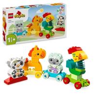LEGO 10412 DUPLO My First Animal Train, speelgoed op wielen voor kinderen, creatieve dieren om te bouwen LEGO 10412 DUPLO My First Animal Train, speelgoed op wielen voor kinderen, creatieve dieren om te bouwen