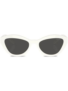 Prada Eyewear lunettes de soleil à monture papillon - Blanc