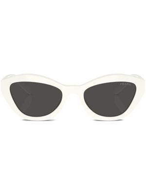 Prada Eyewear lunettes de soleil à monture papillon - Blanc