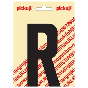 Plakletter Nobel 120mm zwart R