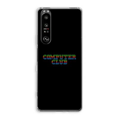 Retro: Sony Xperia 1 III Transparant Hoesje
