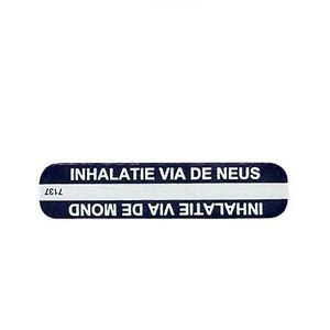 Sticker inhalatie neus/mond