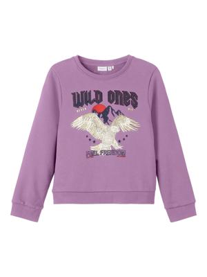 Name it winter sweater meisjes - paars - NkfPnawild
