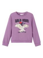 Name it winter sweater meisjes - paars - NkfPnawild