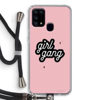 Girl Gang: Samsung Galaxy M31 Transparant Hoesje met koord