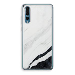 Elegante marmer: Huawei P20 Pro Transparant Hoesje