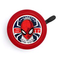 Spider-Man fietsbel 55 mm rood Spider-Man fietsbel 55 mm rood