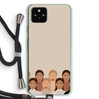 Girls girls girls: Pixel 5a 5G Transparant Hoesje met koord