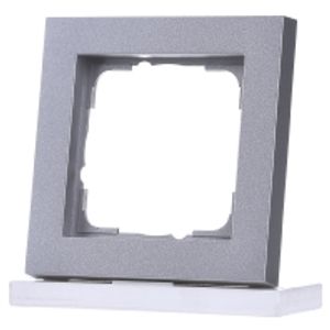 021125  - Frame 1-gang aluminium 021125