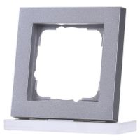 021125  - Frame 1-gang aluminium 021125 - thumbnail