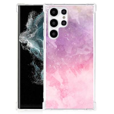 Back Cover Samsung Galaxy S22 Ultra Pink Purple Paint Back Cover Samsung Galaxy S22 Ultra Pink Purple Paint