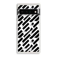 Zwarte vegen: Google Pixel 6 Pro Transparant Hoesje