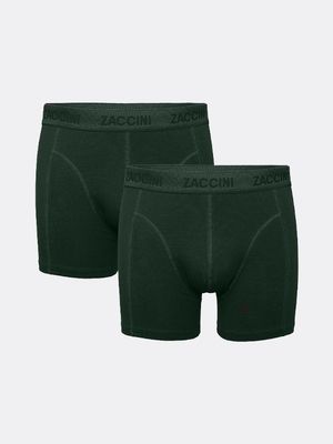 Zaccini - heren boxershort groen - 2-pak