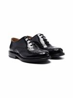 Gallucci Kids richelieus en cuir à lacets - Noir Gallucci Kids richelieus en cuir à lacets - Noir