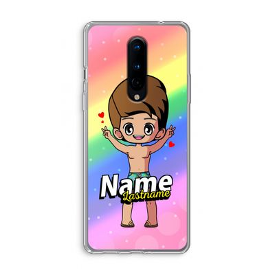 Chibi Maker man: OnePlus 8 Transparant Hoesje