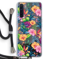 Tropisch 2: Oppo A91 Transparant Hoesje met koord