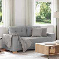 Loveseat Bank Wolkengrijs 140 cm Stof