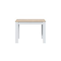 LILIAN eettafel L109 x P67cm - Wit / Hout