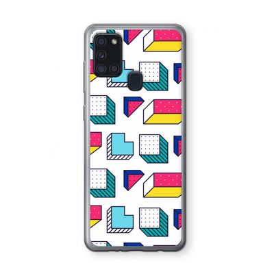 8-bit N°7: Samsung Galaxy A21s Transparant Hoesje