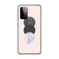 Marmeren cirkels: Samsung Galaxy A72 Transparant Hoesje