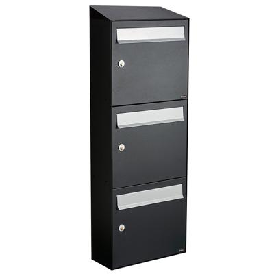 Allux Flow Set 3-Hoog Met Dak Zwart - 40040070_1x3d