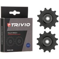 Trivio - derailleurwieltjes 12/12t stainless lagers