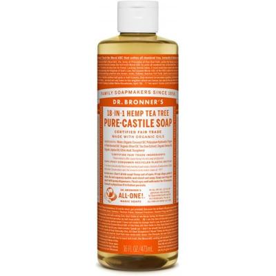 Dr. Bronner's Tea Tree 18-in-1 Pure-Castile Soap 475ml