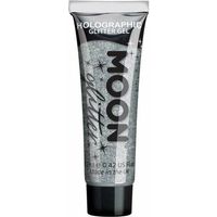 Moon Creations Glittergel fijn - voor lichaam en gezicht - zilver - 12 ml Moon Creations Glittergel fijn - voor lichaam en gezicht - zilver - 12 ml
