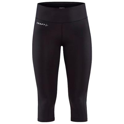 Craft ADV Essence 2 Capri 3/4 hardloopbroek zwart dames