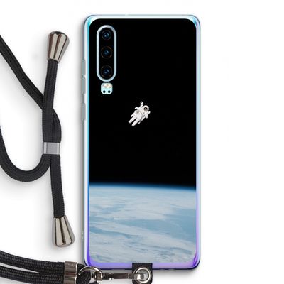 Alone in Space: Huawei P30 Transparant Hoesje met koord