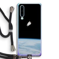 Alone in Space: Huawei P30 Transparant Hoesje met koord