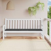 VidaXL Tuinbankkussen 200x50x4 cm oxford stof antracietkleurig