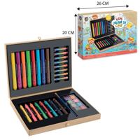 Grafix Kids kleur je eigen kleurkoffer, 33dlg.