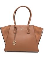 Michael Michael Kors sac cabas Avril à plaque logo - Marron Michael Michael Kors sac cabas Avril à plaque logo - Marron