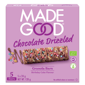 Made Good Chocolate Drizzled Granola Bars - Birthday Cake Flavor