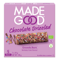 Made Good Chocolate Drizzled Granola Bars - Birthday Cake Flavor