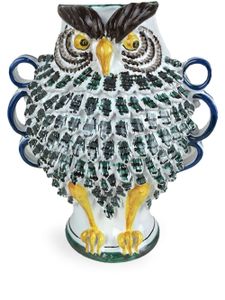 Les-Ottomans vase Owl en porcelaine - Noir